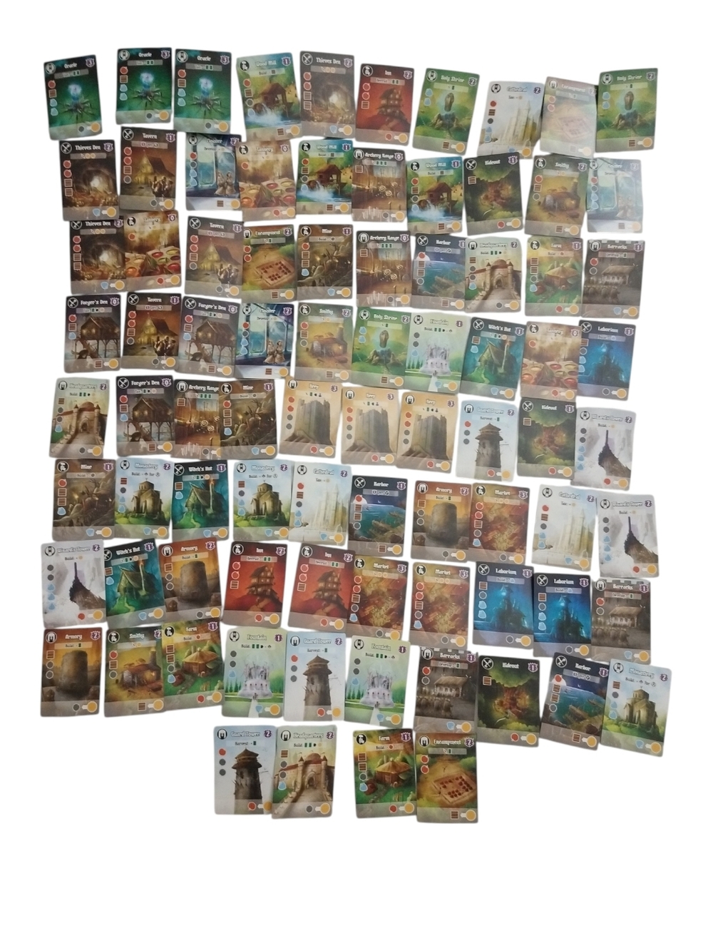 Villages of Valeria Deck Building Fantasy Card Game 1st Edition 2016 RARE - Picture 2 of 16